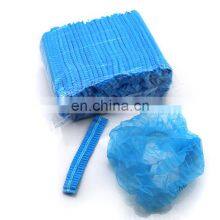 OEM Disposable Non-woven Strip Clip Cap Cleanroom Use Hair Net Disposable Mob Cap thumbnail-1