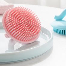 Children's scrub silicone bath brush soft