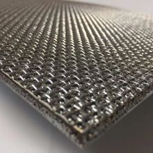 Multi-layer metal sintered mesh filter element