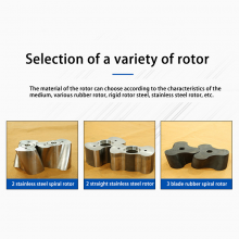QinPing-QP120M SS Lobe Pump-double End Seals With Rubber Rotor- Safety Valve thumbnail-4