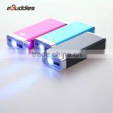 Ultra Slim Portable Power Bank 5600mah, Single USB Port Flashlight Power Bank