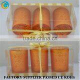 Glass Candle Wax in Jars With Gift Box