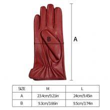 Genuine Winter Sheepskin Leather Glove for Women thumbnail-1