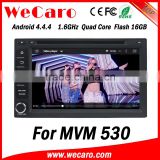 Wecaro WC-MC7232 Android 4.4.4 gps navigation 1024*600 for MVM 530 car dvd player mirror link