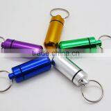 7 Color in Stock 48mm Long Metal Pill Storage Case Box Mini Bottle Cartridge thumbnail-4