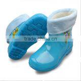 Flat Heel Children Rain Boots Transparent Rubber Boots Child Boots Children Cartoon Transparent PVC Waterproof Rain Boot thumbnail-3