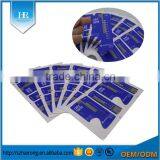 Practical Royal Blue Scrub PC Double-Sided Adhesive Tag Custom Order Sticker