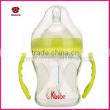 Factory BPA FREE Transparent Baby Silicone Nipple Feeding Bottle/bebe Ensemble