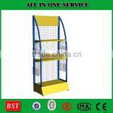 Wire Metal Display Rack for Supermarket , Metal Display Stand