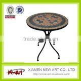Elegant Design Metal Patio Mosaic Outdoor Furniture Living Room Mosaic Metal Furniture thumbnail-3