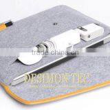 2015 Custom Fancy Elegant Felt Tablet Case Cover for IPad Air 2 Shenzhen LOGO