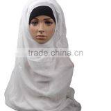 >>FACTORY Best Selling Fashion Women Plain Muslin Hijab Scarf/ thumbnail-2