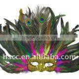 Peacock Feather Party Mask