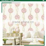 Economic Foaming Non Woven Wallpaper, Orange Country Blossom Wall Sticker for Kindergarten , Sound-absorbing Wall Decor Shop thumbnail-1