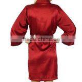 Indian Satin Silk Kimono Short Bathrobe Women Sexy Nighty Intmates Dress Manufacturer thumbnail-2