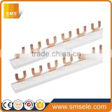 Tinned mcb comb copper busbar for distribution board panel