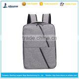 2016 Factory Wholesale OEM Canvas Shoulder Bag Backpack Combination Schoolbag for Men and College Boy thumbnail-3