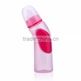 new products! hot selling PP material 240ml anti-slip baby feeding bottle for wholesales