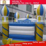High Quality Cheap Bright-colored Castle Inflatable Bouncer thumbnail-3