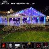 15x30m Used Transparent Marquee Tent With Chairs and Tables Accessories for Sale thumbnail-2