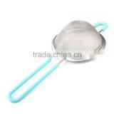 Plastic Mesh Strainer With Silicone Cover Handle