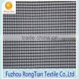 Wholesale Polyester Black 44gsm Grid Mesh Fabric for Shoes Lining
