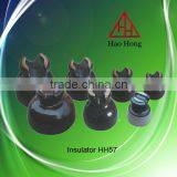 HAOHONG Hot Sale Low Voltage 57 Porcelain Insulator / Spool Insulator