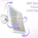 Makeup Mirror Led Lighted Powerme Bathroom Mirror Swivel Suction Mirror thumbnail-5