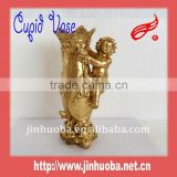 Hotselling Custom Decorative Resin golden angel figurine
