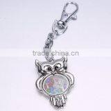 Personalized Stainess Steel Floating Locket Keychain