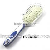 Professional plastic hair brush with nylon bristle wholesale in China