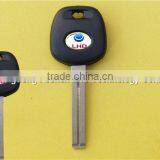 Uncut TOY40 blade remote key case for Toyota Crown transponder key shell