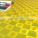 Waterproof Yellow EVA Film for Table Protector,vinyl Crystal Tablecloth