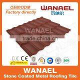 European Polymer Light Weight Stone Coated Metal Roof Tile thumbnail-3