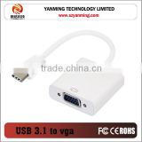 USB 3.1 Type C to vga cable adapter