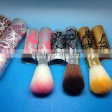 Flower Printing Retractable Blush Private Label Makeup Cosmetic Brush
