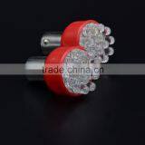 Car Bulb 1W DC12V BA15D 12 x 2 LED Red Car Lights Motorcycle Indicator Light/Brake Light/Tail Light thumbnail-2