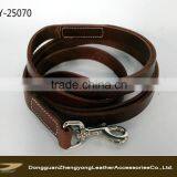 Custom Genuine Leather Dog Leash , High Quality Leather Dog Leash, Dog Leash for Big Dog