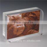 Excellent Acrylic Magnetic Photo Frame,acrylic Photo Frames 6x9,clear Acrylic Block Photo Frame for Gift