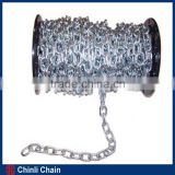 Lashing chain, galvanized chain, iron chain, DIN766 short link chain