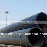 PE Material Potable Water Pipe Plastic 630mm