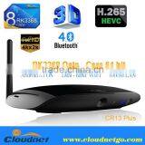Cloudnetgo CR13 Plus RK3368 Octa Core Android 5.1 OS TV BOX 64 Bit A-53 Kodi14.2 Player 2GRAM 8G/ 16G ROM