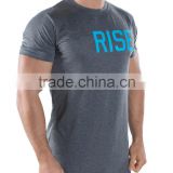 Wholesale slim fit t shirt 95 cotton /5 elastane t-shirt for men