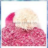 Girls Kitty Embellished Customizable Hats/knit Hat With Ball Top/kitty Hat thumbnail-4