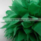 Kelly Green 25cm Tissue Paper Pom PomsChristmas party Hanging Decorations Supplies