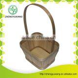 Handmade High Quality Bamboo Basket With Handle for Wholesale thumbnail-5