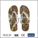 Best Selling China Fashion Metallic Custom Pretty Flat Sandals thumbnail-1