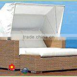 Outdoor Rattan Daybeds With Canopy For Sale thumbnail-1