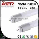 2016 Latest New Material Nano Platic T8 Led Tubes Light