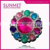 Decorative Professional Crystal Rhinestone Buttons Flat Back thumbnail-6